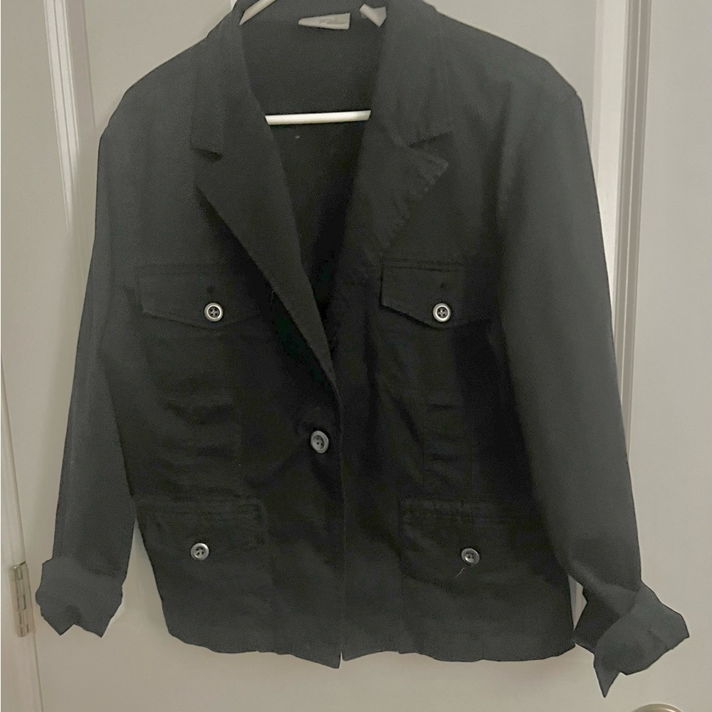 Chico’s black lightweight jacket